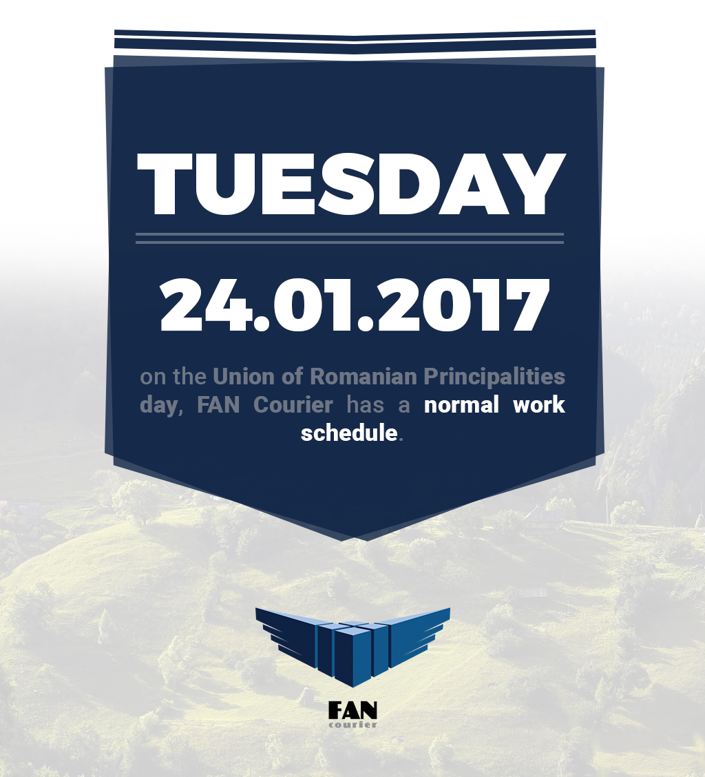 Normal working hours FAN Courier 24.01.2017