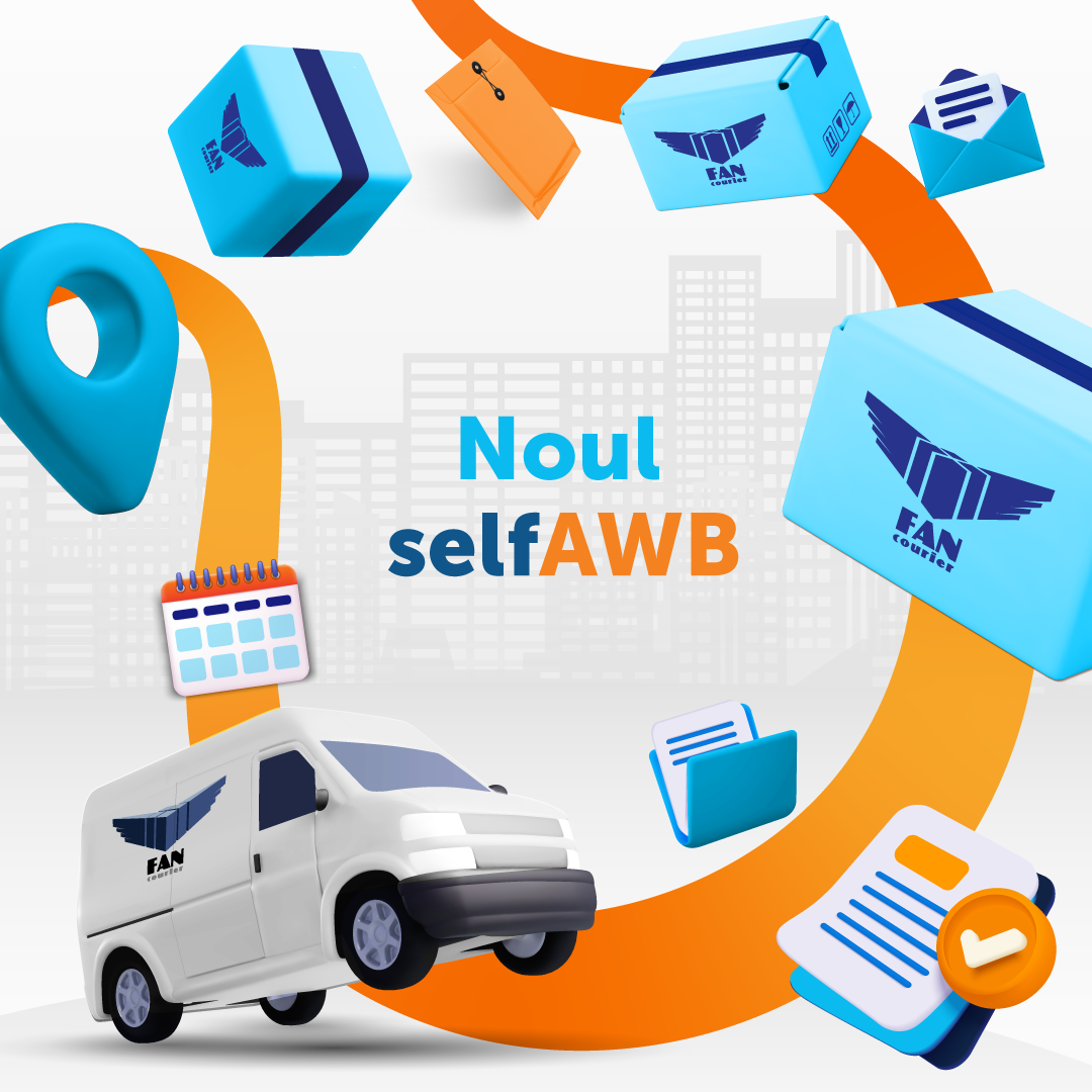 Productivitate sporită cu noua aplicație selfAWB - FAN Courier